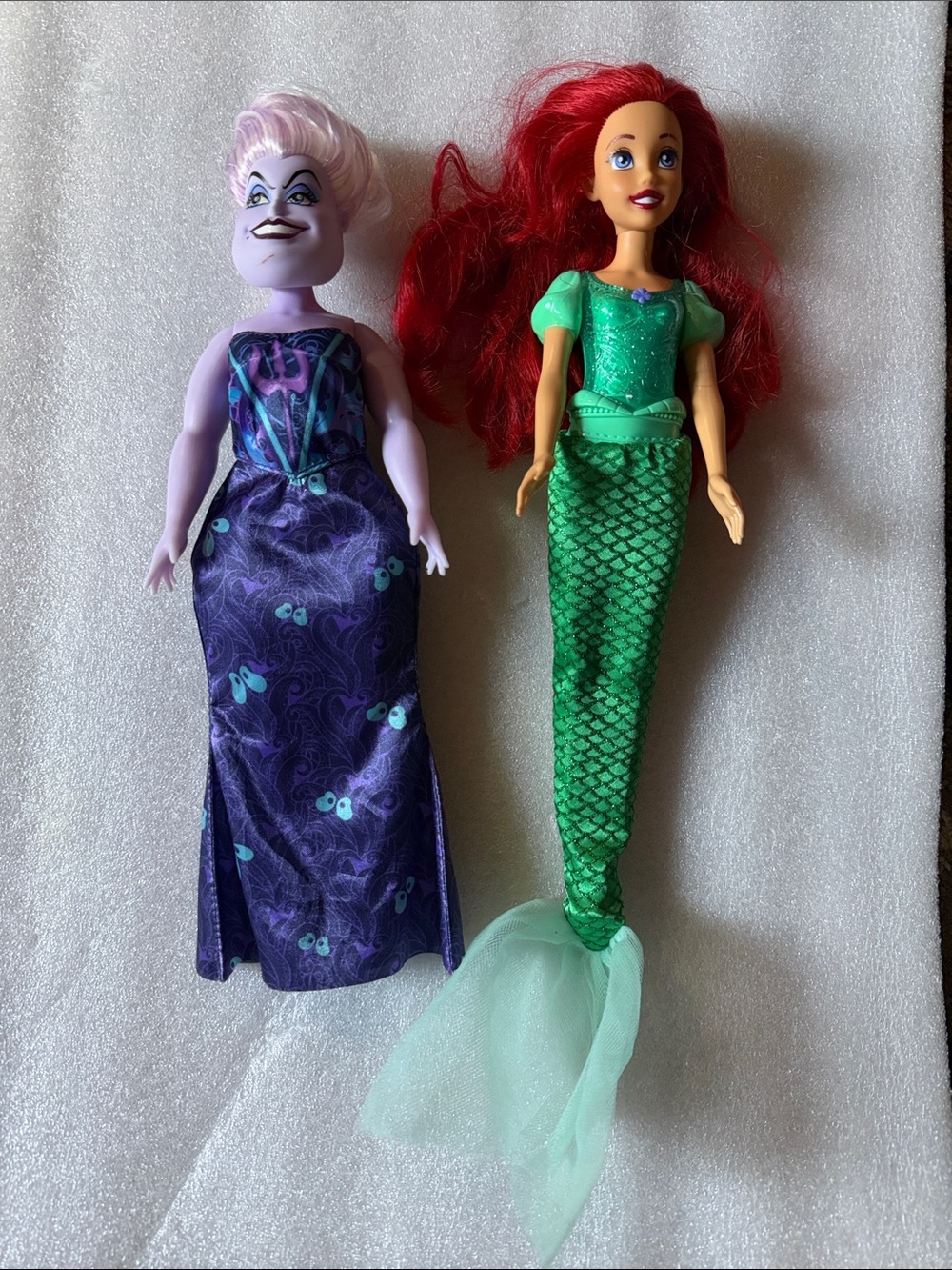 Disney Little Mermaid Ariel and Ursla Dolls Barbie Doll Style